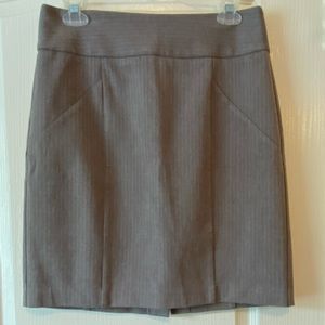 Banana Republic Gray Stretch Pencil Skirt